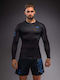 Venum Men's Long Sleeve Shirt VENUM-06240-101 for Jiu-Jitsu Black