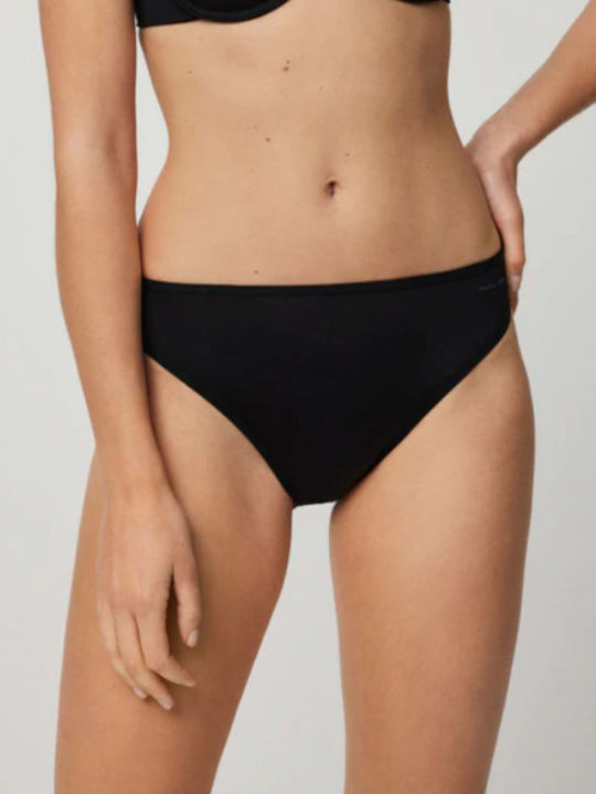 Women's Period Slip Black