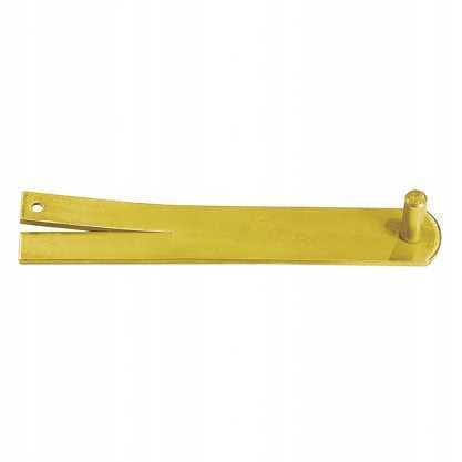 Domax Wall Pin Bracket 255x40x4mm Ø16 Galvanized