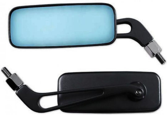 A-Pro Motorcycle Mirrors 2 Pieces Black