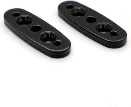 Barracuda Motorcycle Mirror Adapters 2 Pieces Black