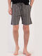 Vienetta Secret Sommer Herrenpyjama-Bermuda Grau