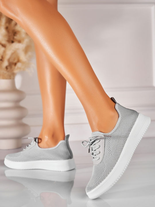 Seastar Shoes Γυναικεία Μοκασίνια σε Γκρι Χρώμα
