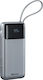 Sandberg All-in1 Power Bank 20000mAh 67W mit USB-A Ausgangsanschlüsse und USB-C Ausgangsanschlüsse Stromlieferung Grau