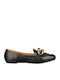 Loafers Dama Din Piele În Culoare Neagră
