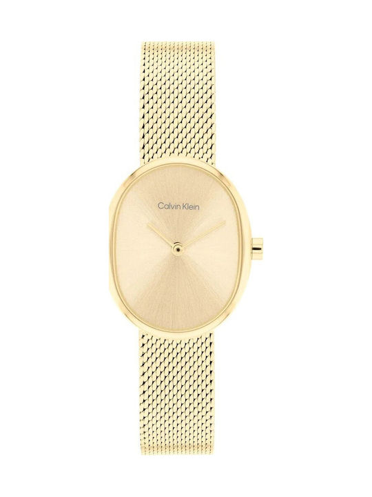 Calvin Klein Euphoria Дамски Часовник 23mm Кварцов Със Златна Метална Верижка