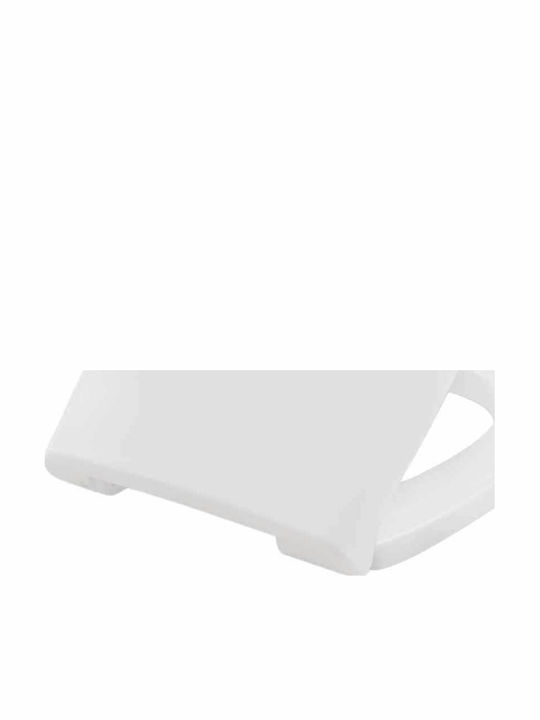 Elvit Καπάκι Λεκάνης Πλαστικό 36x42cm Λευκό