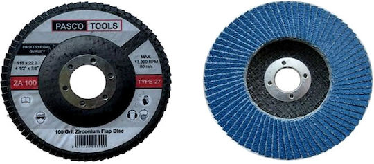 Pasco Tools Grinding Disc Flap 115mm P36 10 Pieces