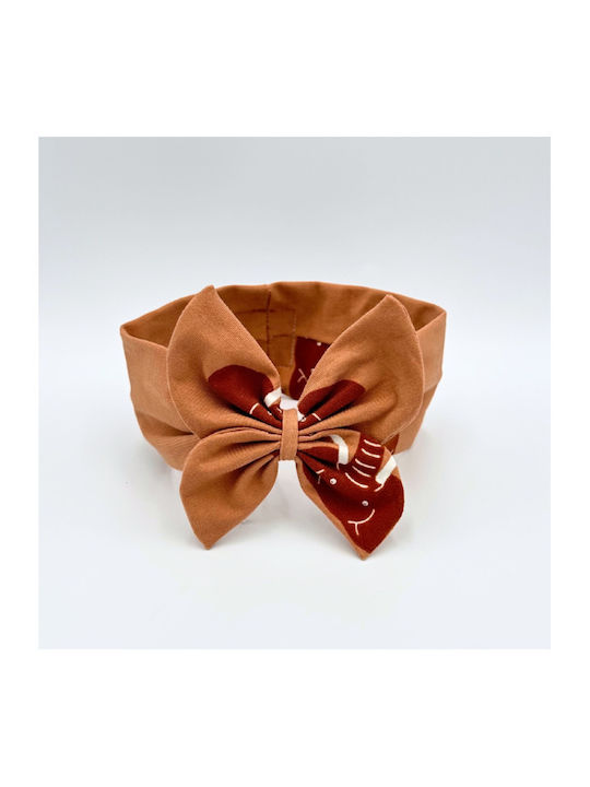 The Hippo & The Donkey Kids Hair Band In Brown Colour