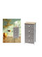 Storage Drawers from Metal & Fabric with 4 Drawers L45xW30xH95cm