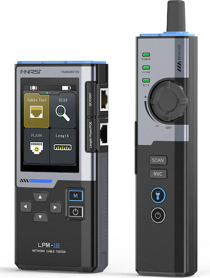Fnirsi FNR-LPM-10A Tester Καλωδίων Δικτύου RJ45 / RJ11 / USB