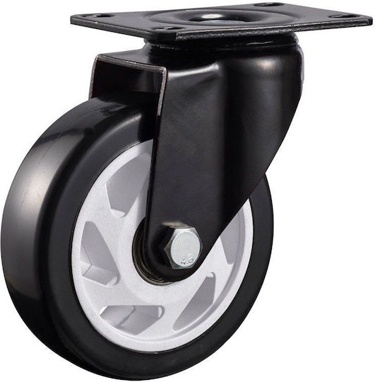 Cresman Schwarz Pvc 125mm Statische 100kg Räder