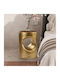 Square Side Table Metal Gold W51.5xL51.5cm