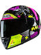 HJC Y10 Mika MC3H Schwarz Gelb Kinder Motorradhelm Full Face ECE 22.06 mit Sunvisor
