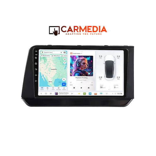 Carmedia Cmdu410-3 Tablet 10 Zoll Oem Nissan Note 2021+ Rhd Auto-Audiosysteme
