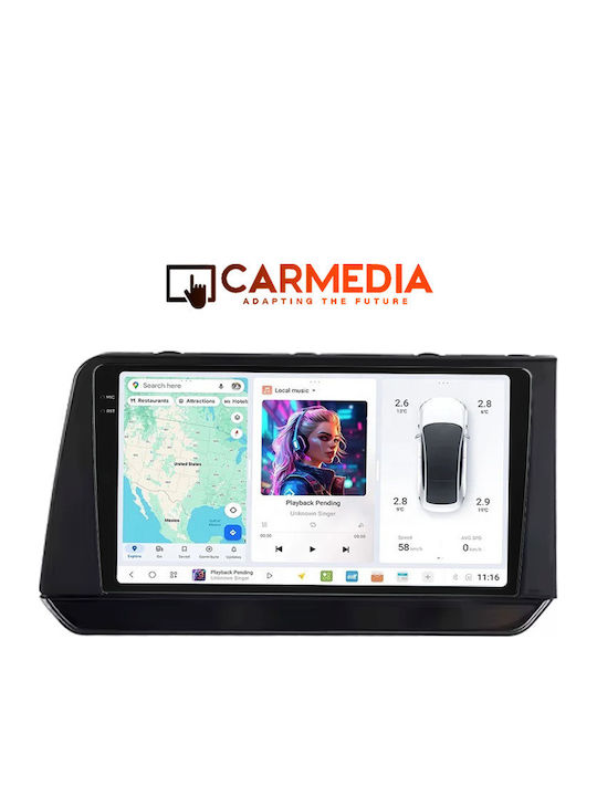 Carmedia Cmdu81036-7 Pro Plus Tabletă 10.36" Aplicație OEM Nissan Note 2021+ RHD
