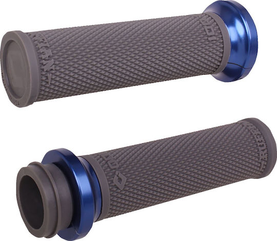 Odi Grip Ghidon 25,4mm Ruffian Diamond Knurled Fără Flanșă Fără Waffle Throttle-by-wire Mediu V30htwh-u Gri