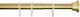 Grekon 1211 Telescopic Straight Shower Curtain Rod Aluminium Gold Φ25mm 75cm