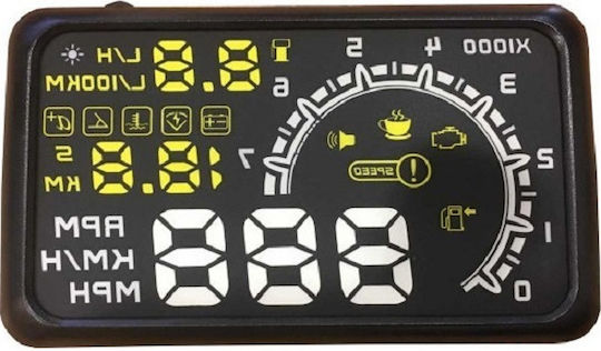 Instrument Digital Head Up Display OBD2 și Turometru Auto
