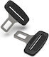 Universal Car Seat Belt Buckle Clip Extender 2pcs Μαύρο Περισσότερα Αυτοκίνητα