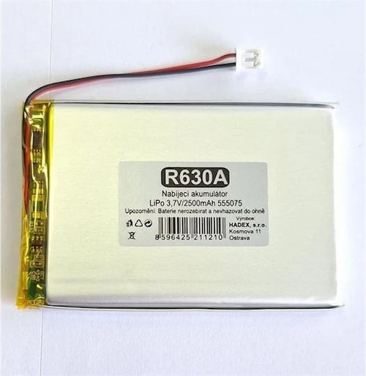 Hadex Li-Po Batterie 3.7V 2500mAh 1S für RC-Fahrzeug