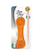 Georplast Dog Toy Chewing Rubber 24cm Orange 1 Piece