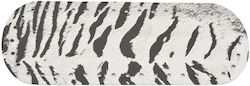 Fund Oval 26x10cm Zebra Alb-Negru
