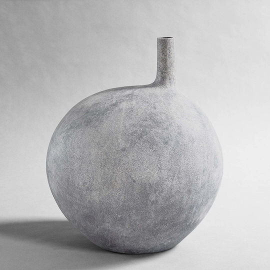 101 Copenhagen Decorative Ceramic Vase Submarine Gray 45x40xH50cm