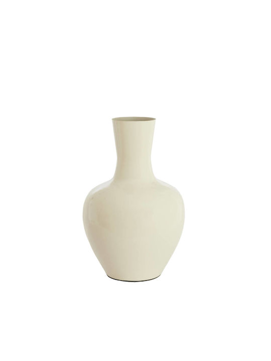 Light & Living Decorative Glass Vase Nana White H69cm