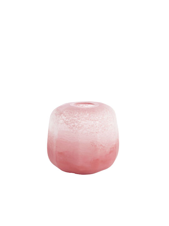 Light & Living Decorative Glass Vase Pacengo Pink H32cm