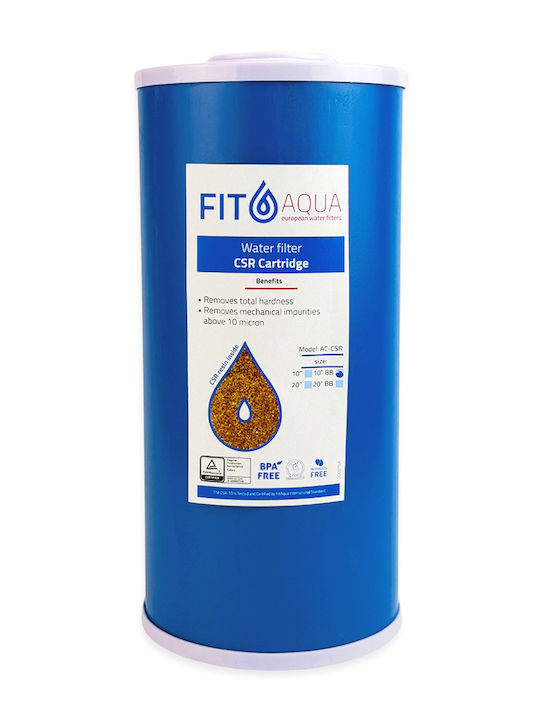 Fit Aqua Ανταλλακτικό Φίλτρο Νερού από Ρητίνη 10" Big-Blue FitAqua AC-CSR-10" BB 10 μm AM.0088