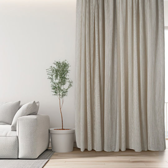 Whitegg Perdea Cu Coafură K0230 Gri 270x280cm