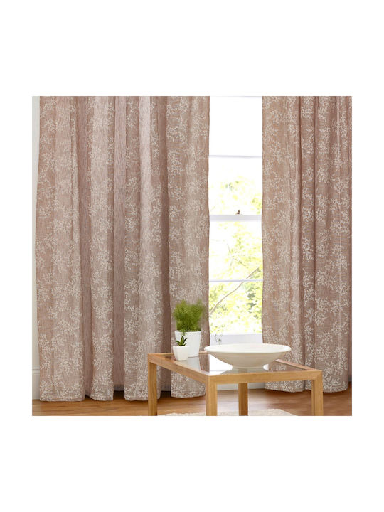 Whitegg Curtain With Grommets K0112 Pink 270x280cm