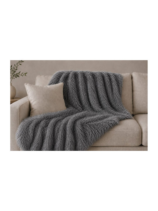 ForAll Sofa Throw 2 Seater 180x250cm Gray