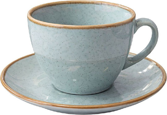 Espiel Essentials Комплект Чаши Cappuccino от Порцелан Сини 400ml 6 броя