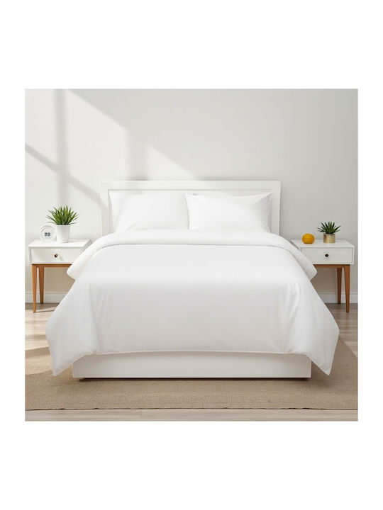 Olia Home Σεντόνι Μονό 170x240εκ. Off White