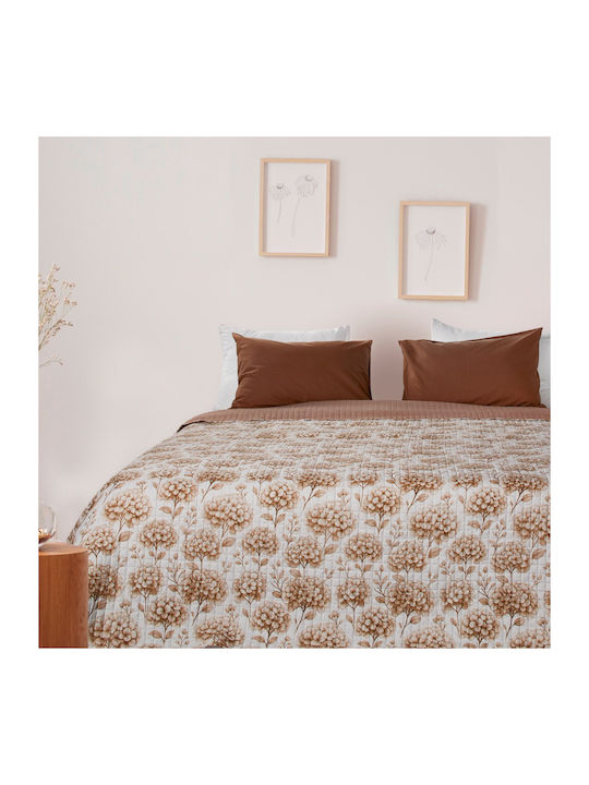 Whitegg L105 Κουβερλί Υπέρδιπλο Microfiber Λευκό 220x240cm