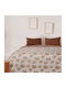 Whitegg L105 Κουβερλί Υπέρδιπλο Microfiber Λευκό 220x240cm