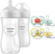 Philips Set Biberoane din Plastic Natural Anti-...