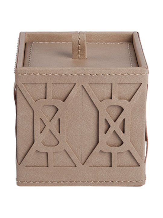 Espiel Set Dekorative Boxen aus Künstliches Leder 2 Stück Espiel Set Dekorative Boxen aus Künstliches Leder 2 Stück