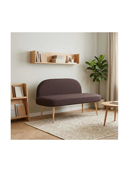 Doppelsitzer Sofa Dunkelbraun 110x60x76cm