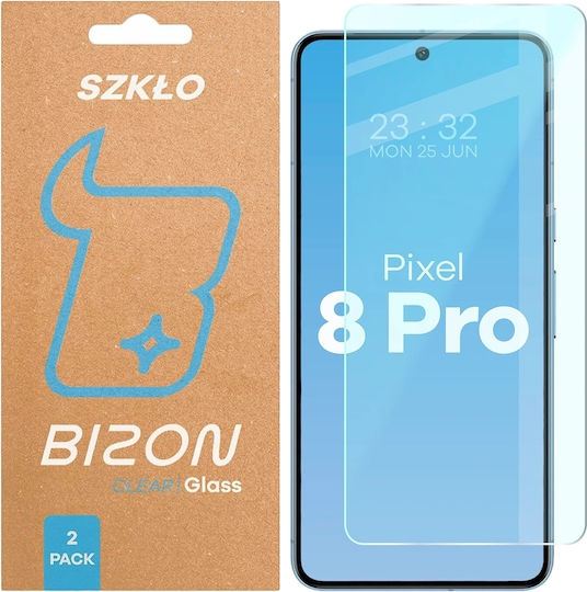 Set 2 Folii Protectie Telefoane Glass Clear Duo Tempered Glass Compatibile Google Pixel 8 Pro Transparent