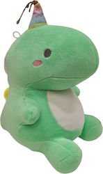 Plüsch-Dinosaurier Erdnussfarben Mit Kappe 30cm