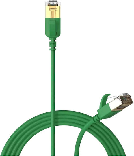 Procab U/FTP (STP) Кат.7 (10Gbps) Мрежов Кабел Ethernet 1.5м Зелен