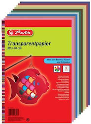 Herlitz Διαφανές Χαρτί 20x30 Cm 10 Φύλλα 10 Χρώματα