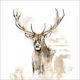 Decoupage Napkin Reindeer 1 Piece