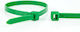 WKK Legături Cablu Din Plastic Verde Culoare Full Face 100 Buc 110194571
