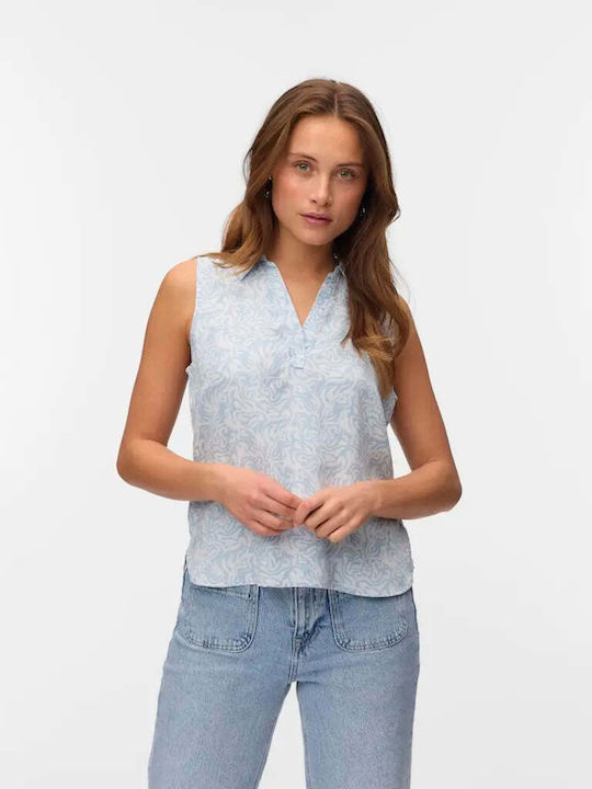 Vero Moda Women's Short Sleeve Blouse Snow White