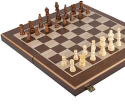 Manopoulos Backgammon Chess Pawns Dice 38x20cm