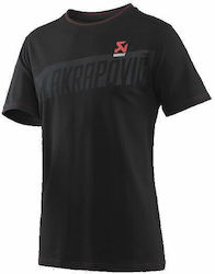 Akrapovic Мъжка Черна Тениска Akrapovic Мъжка Черна Тениска